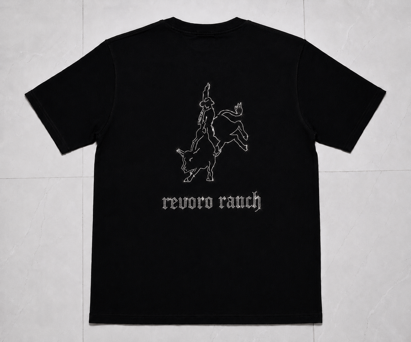 Rhinestone Bull rider T-shirt