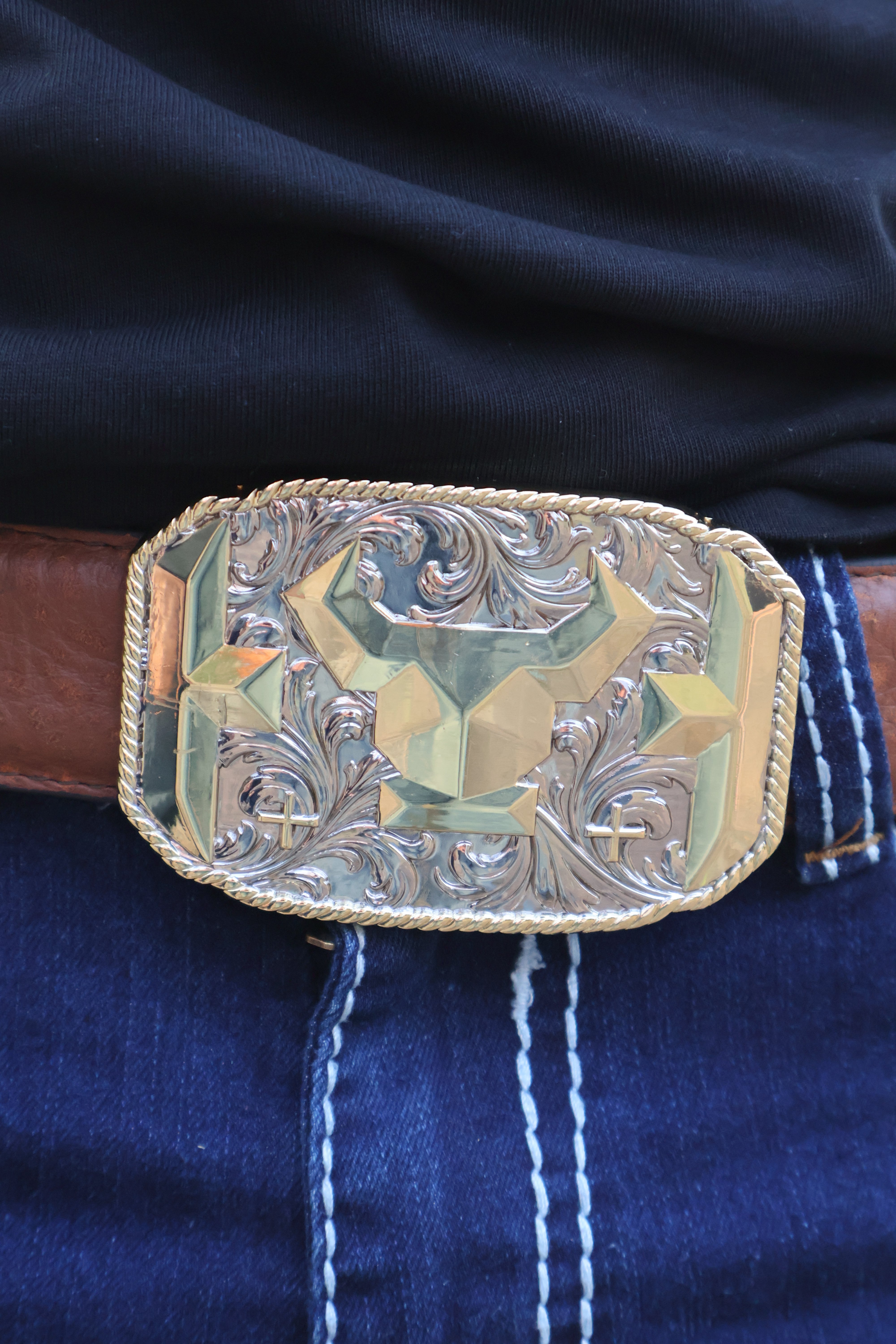 Bull Logo Belt Buckle