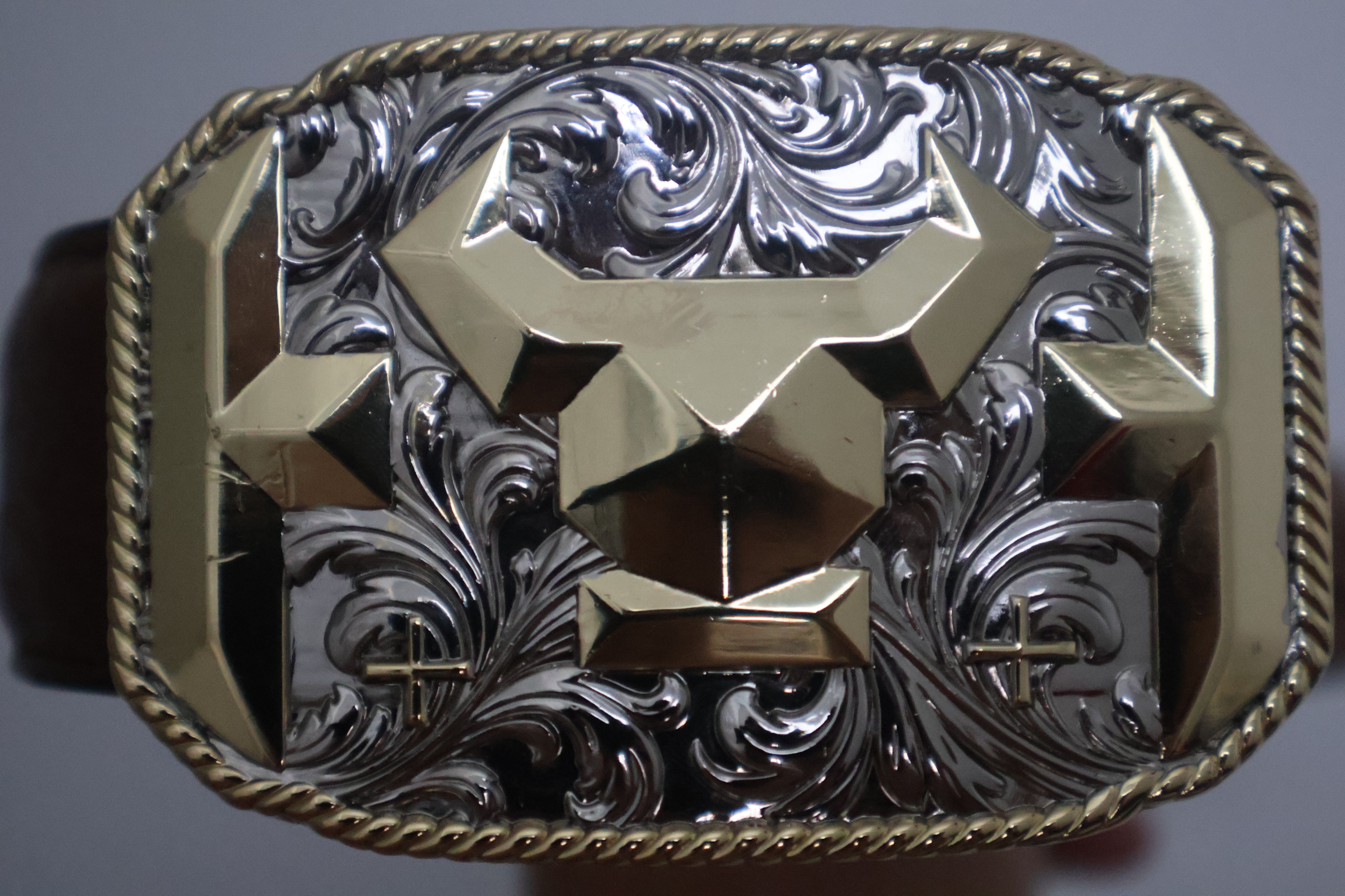 Bull Logo Belt Buckle-2